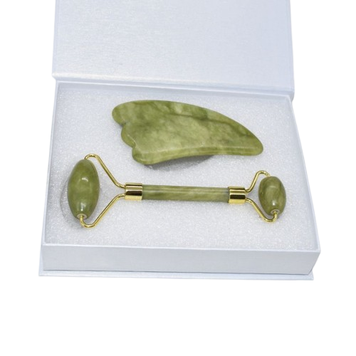 Jade Roller + Scraper
